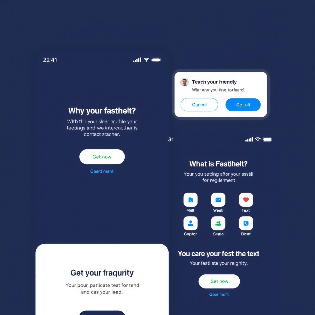 Mobile app web interface